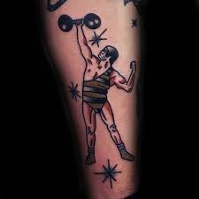Top 41 Weightlifting Tattoo Ideas 2020 Inspiration Guide In 2020 Tattoos For Guys Tattoos Best Sleeve Tattoos