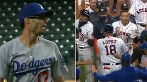 Los angeles — astros first baseman yuli gurriel was scratched from tuesday's starting lineup against the dodgers with neck stiffness. Joe Kelly Of La Dodgers Suspended 8 Games For Throwing At Astros Abc13 Houston