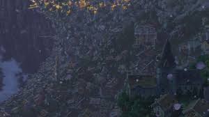 Town Made In Abyss 1080p Wallpaper Hdwallpaper Desktop In 2020 Building Exterior Hd Wallpaper Digital Wallpaper