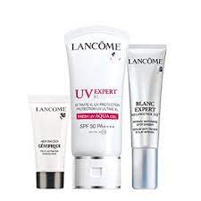 水感防曬入門組 lancome spf 50 shampoo bottle
