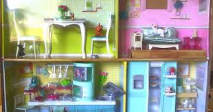 Barbie Doll Furniture Deluxe Gift Set Living Room Kitchen Dining Playset New Barbie Room Doll Furniture Barbie Furniture
