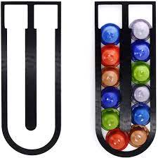 Get up to 70% off now! Amazon Com Fineinno Nespresso Capsule Holder Coffee Pod Dispenser Holds 12 Coffee Pods Storage Rack Organizer Home Kitchen