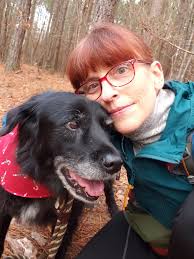 Dog enjoying walks and treats with friends
