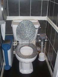 Glitter Toilet Badezimmer Design Inspiration