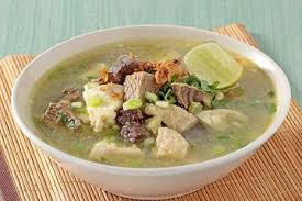 Soto babat daging sapi dengan kuah santan ini terasa gurih, sedap dan mudah dibuat. Resep Soto Babat Santan Sajian Sedap Kami