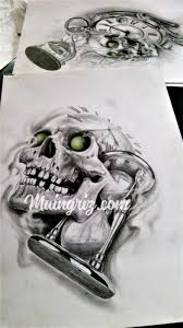 Dessin a imprimer gratuit lapin de paques. Dessin De Tatouage De Tete De Mort Realiste Maingriz Tattoo Design