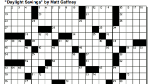Themed crossword puzzles with a human touch. The Weekend Crossword Daylight Savings