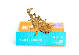 mark taiwan 麥麥動物園 獨角仙紙書籤 mark taiwan 大視設計台灣文創紀念品 書籤 pinkoi marks places to visit enamel pins