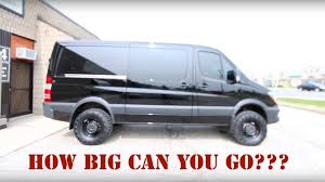 4x4 Mercedes Sprinter Gets Bigger Tires Youtube Mercedes Sprinter Sprinter Mercedes