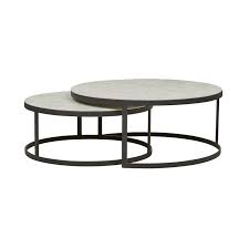 Nest coffee tables are a great way of adding more surface space to rooms when you don't have the permanent floor space to keep them. Mary Flat Metal Nest Coffee Tables