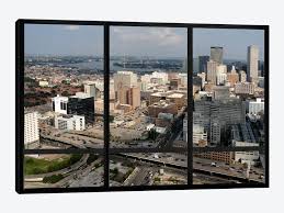 Maybe you would like to learn more about one of these? New Orleans City Skyline Window View Canvas W Unknown Artist Icanvas