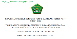 Juknis tunjangan kinerja guru kemenag 2021. Juknis Tunjangan Khusus Kemenag 2021 Guru Ra Madrasah Ruang Belajar