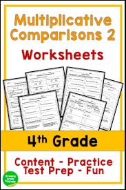 Multiplicative Comparisons Worksheets 2 Common Core Math Multiplicative Comparison Common Core Math Standards