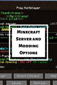 Minecraft Server And Modding Options Coding For Kids Coder Server