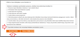 Pemegang kartu kredit bni bisa menggunakan seluruh atau sebagian poin yang tersedia dengan cara klik tombol naik/turunnya atau diisi langsung dengan nominal. Cara Membatalkan Pesanan Di Lazada Bayar Ditempat Di Proses Terbaru Cbbdblog Net