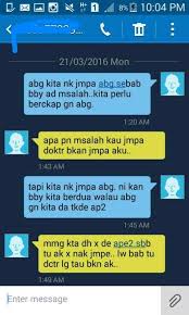 Jujur, gue rela kalau harus terjebak di tengah laut sekalian asal ada lo. Aku Dah Ceraikan Kau Dunia Akhirat Suami Tak Endah Anak Dalam Kandungan Bermasalah