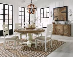 The prentice panel bedroom set from ashley furniture homestore (afhs.com). Grindleburg Light Brown Round Dining Room Set From Ashley Coleman Furniture