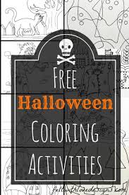 ★ 20 different coloring pages about halloween. Links With Love The Ultimate List Of Free Printable Halloween Coloring Activites Felt With Love Designs