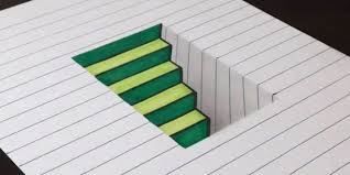 Comment Dessiner Des Marches 3d Dans Un Trou Sur Du Papier Lineaire Facile Art Amusant Astuce Dessin Exercice Comment Dessiner Dessin Escalier Dessins Faciles