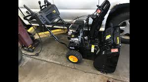 Poulan Pro 27 Inch Snow Thrower Snow Blower Carburetor Rebuild Youtube