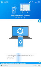Shareit 4.0.6.177 is available to all software users as a free download for windows. Download Shareit 3 5 0 1144