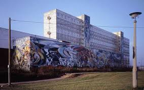 Klubmensa And Internat Bildungszentrum Halle Neustadt Dec 1994 Neustadt Halle East Germany