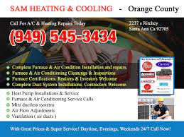 Check spelling or type a new query. Services Sam Heating And Cooling