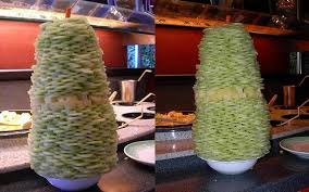 Massive Salad Towers Created At Pizza Hut Salad Bars In China