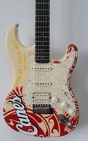 2010 Custom Raising Cane S Chicken Fingers Electric Fretlight Guitar Guitar Guitar Design Guitar Art