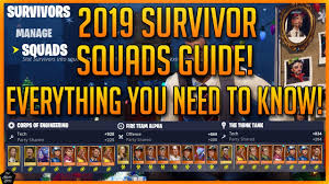 Fortnite requires you to slot the survivors in specific squads. Fortnite Stw Training Team Slot 7 11 2021