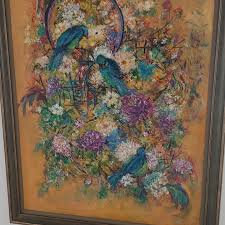 SOLD "Gathering Of Friends" 30"x 40" Diane saw my painting in the corridor  going in and out of her office.. " Every time I saw it, it made me so  happy" she