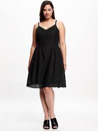 Crepe Cutwork Fit N Flare Plus Size Dress Old Navy Plus Size Dresses Plus Size Dress Dresses