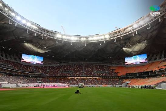 من قلب الخُبر يطل ملعب أرامكو كوجهة لجماهير الكرة بسعة تصل إلى 47 ألف مقعد⁣ ⁣ #ملعب_أرامكو
