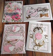I have another valentine for you today using anna griffin's 'all hearts' cutting & embossing dies. Kat S Scrap Box Sunday Share With Anna Griffin Valentine Cards
