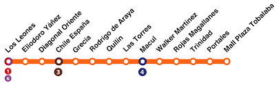 Ampliación hasta <fpan style=color:gorchid>pointe du lac. Datei Linea 8 Del Metro De Santiago Svg Wikipedia
