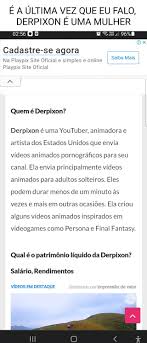 É A ÚLTIMA VEZ QUE EU FALO, DERPIXON É UMA MULHER Saiba Mais Cadastre-se  agora Na Playpix Site Oficial e simples e online Playpix Site Oficial Quem  é Derpixon? Derpixon é uma