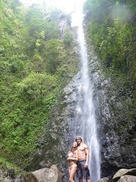 Unfortunately, swimming is not allowed in the pool. Koloa Gulch Multiple Waterfalls Oahu Hawaii Hawaii Waterfalls Waterfall Koloa