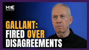 Sacked Israeli defence minister Gallant says firing due to army draft bill,  Gaza captives