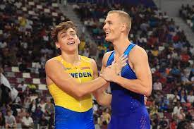 Instead of heading indoors he wrapped up and took to holding an umbrella for his rival sam kendricks as he prepared to. Mondo Duplantis And Sam Kendricks Great Tokyo 2020 Rivalries