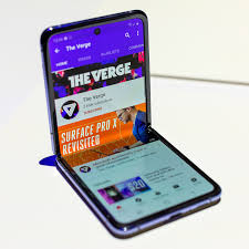 Folding Glass How Why And The Truth Of Samsung S Z Flip The Verge