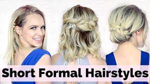 50 photos of celebrities' short haircuts and hairstyles done right. Prom Hairstyles For Short Hair Youtube