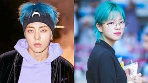 Dkb stands for dark brown eyes. Kpop Blue Hair See More On Download Wallpaper K Pop Hd