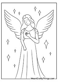 Make a fun coloring book out of family photos wi. Angels Coloring Pages Updated 2021