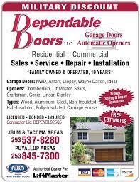 We did not find results for: Dependable Doors Washington Military Resource Directory
