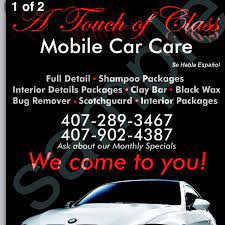 Mobile auto car detailing services headlight cleaning, scratch removal,interior cleaning,overspray removal,boat detailing,orlando,kissimmee,windermere,ocoee. A Touch Of Class Mobile Detail Home Facebook