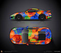 Search cars for sale starting at $300. Art Car Wrap Design Concept 38 For Porsche Cayman Gt4 For Sale Can Be Adapted To Any Car Car Wrap Design Art Cars Car Wrap
