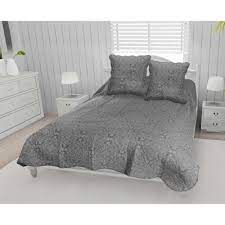 Impasse des coutures, 77200 torcy, personne à contacter : Couvre Lit Boutis Coton 240x260 Cm Arabesque Avec 2 Taies D Oreiller Linge Et Maison