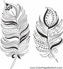 Feathers Coloring Page 20