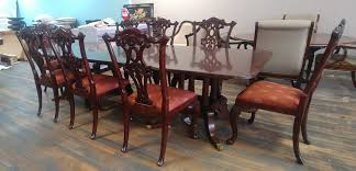 Likewise, a henredon folio dining room set could see values of $800 to $2400. Henredon Furniture Carved Mahogany Formal Dining Chair Set 8 Chairs Davisqualityfurniture