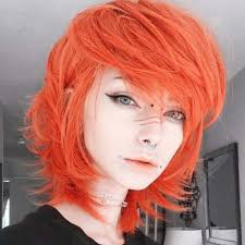 Emo red and black graphics. Emo Hair Style Ideas For Girls Be A Punk Rockstar With Cool Hair